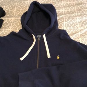 Full-Zip Polo Sweatshirt